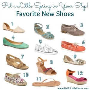 Put a Little Spring in Your Step: Favorite New Shoes