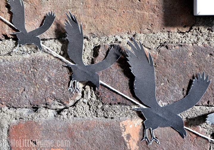 "The Raven" Halloween Decor (Printable Poem + Art) | Hello Little Home
