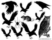 "The Raven" Halloween Decor (Printable Poem + Art) | Hello Little Home