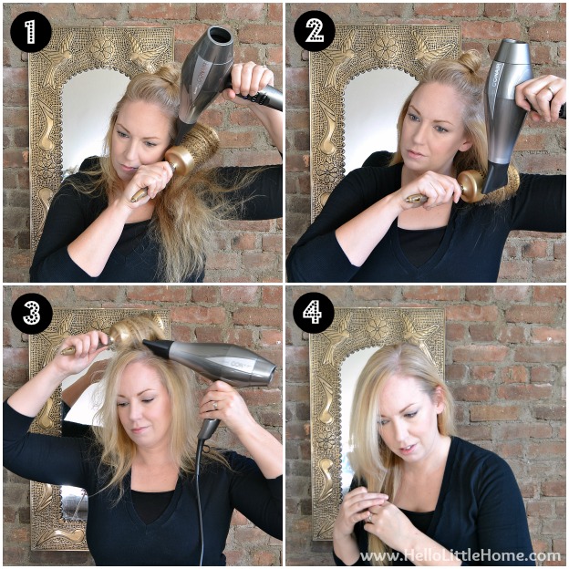 3 Easy Hair Styles for the Holidays: Blow Out | Hello Little Home #HeartMyHair #Conair #Tutorial