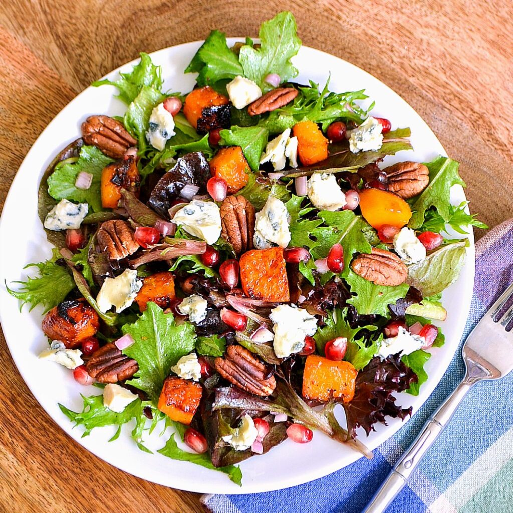 Roasted Butternut Squash Salad with Hello Little Home