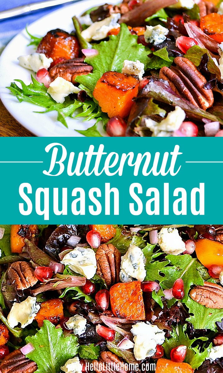 Roasted Butternut Squash and Gorgonzola Salad