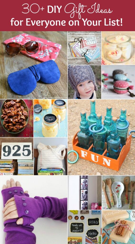 30+ DIY Gift Ideas for Everyone on Your List! | Hello Little Home
