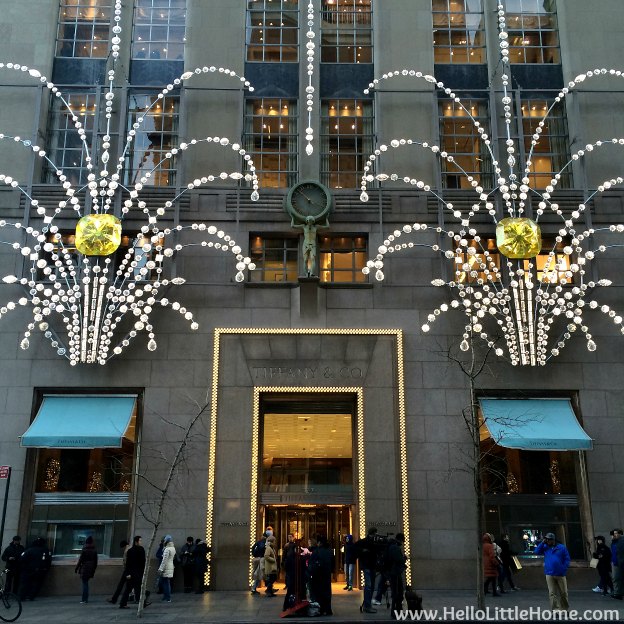 New York Holiday Tour: Tiffany & Co. | Hello Little Home #Christmas #NYC #5thAvenue #MadisonAvenue