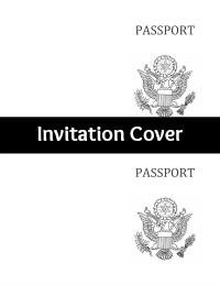 DIY French Themed Party Invitations: Passport Invitation Cover | Hello Little Home