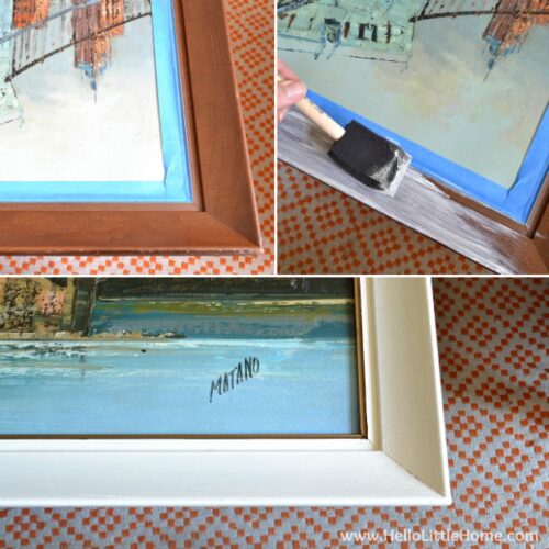 Easy Picture Frame Makeover Hello Little Home
