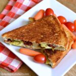 Spicy Artichoke and Sun Dried Tomato Grilled Cheese