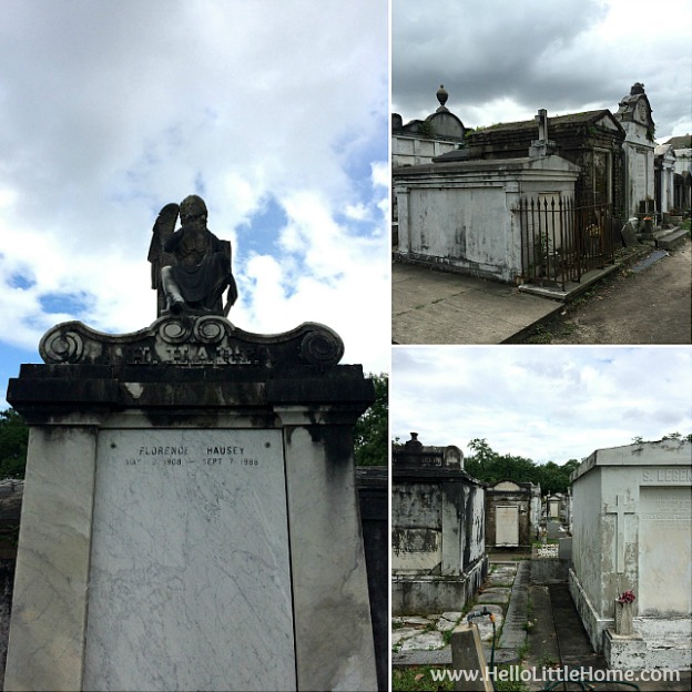 Spend a weekend in New Orleans with me! Exploring the beautiful, historic, and fascinating Lafayette Cemetary No. 1 in NOLA's Garden District! | Hello Little Home