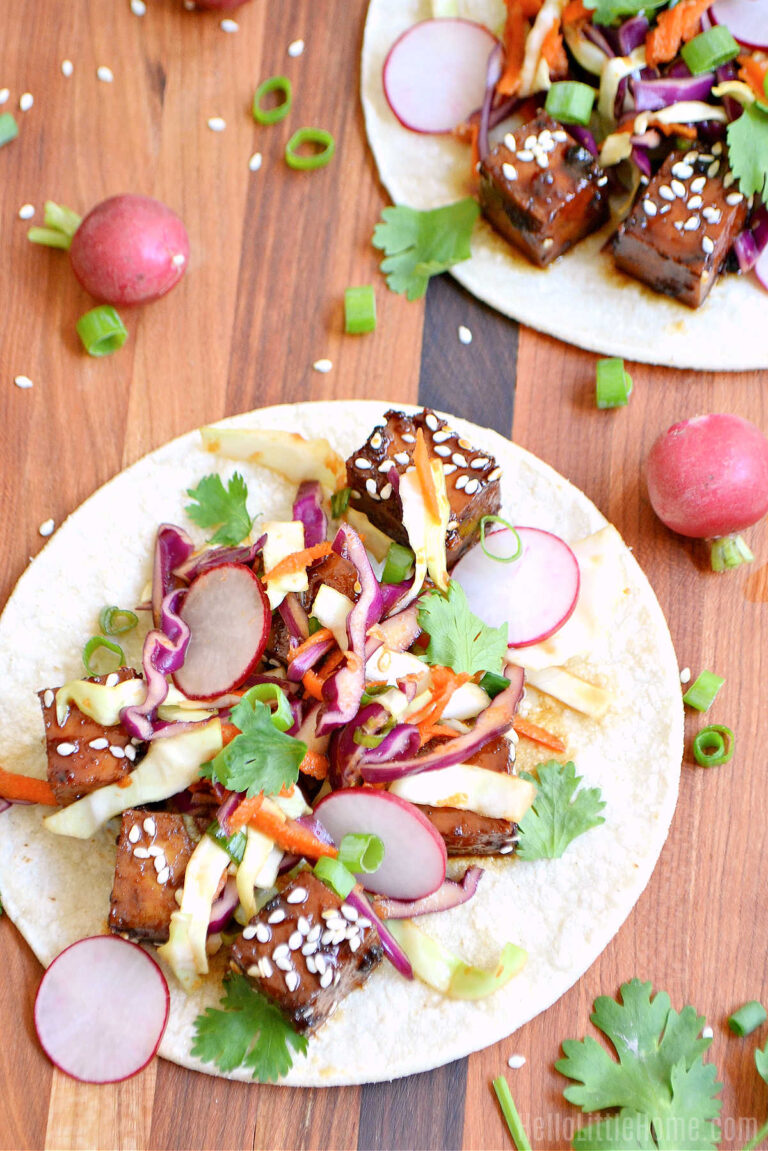 Korean BBQ Tofu Tacos Hello Little Home