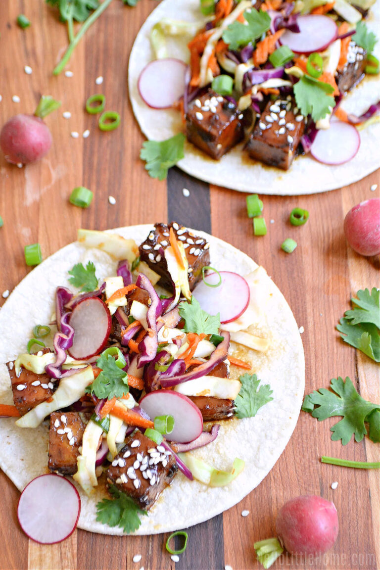 Korean BBQ Tofu Tacos Hello Little Home