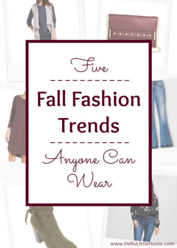 5 Fall Fashion Trends Anyone Can Wear