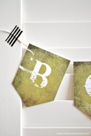 Free Printable Halloween Banner ... Boo! | Hello Little Home