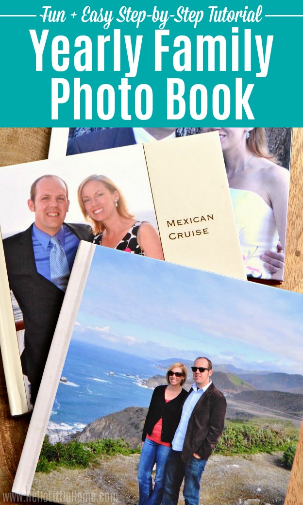 How to Make a Yearly Family Photo Book