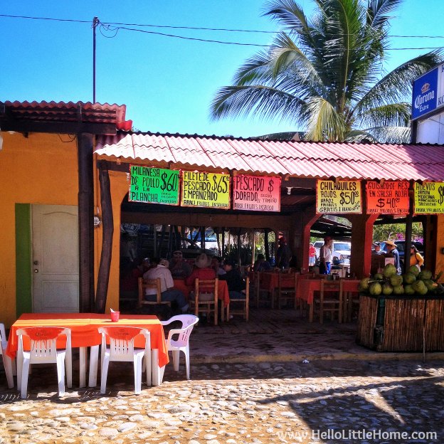 Things to do in Chacala, Mexico! Escape to this quiet fishing village on the Pacific Coast of Mexico in the state of Nayarit for a laidback, stress free vacation! Exploring the colorful streets on a Chacala, Mexico getaway! | Hello Little Home