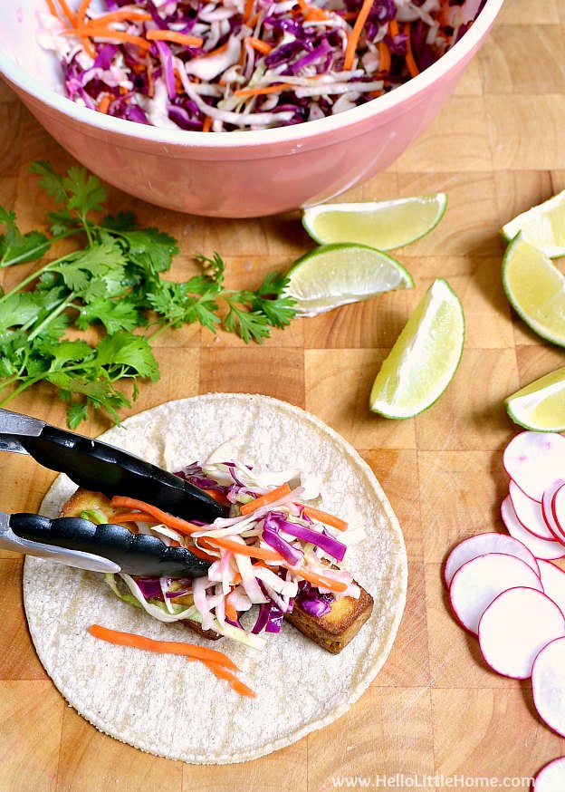 Tacos with an Organic Slaw | Hello Little Home