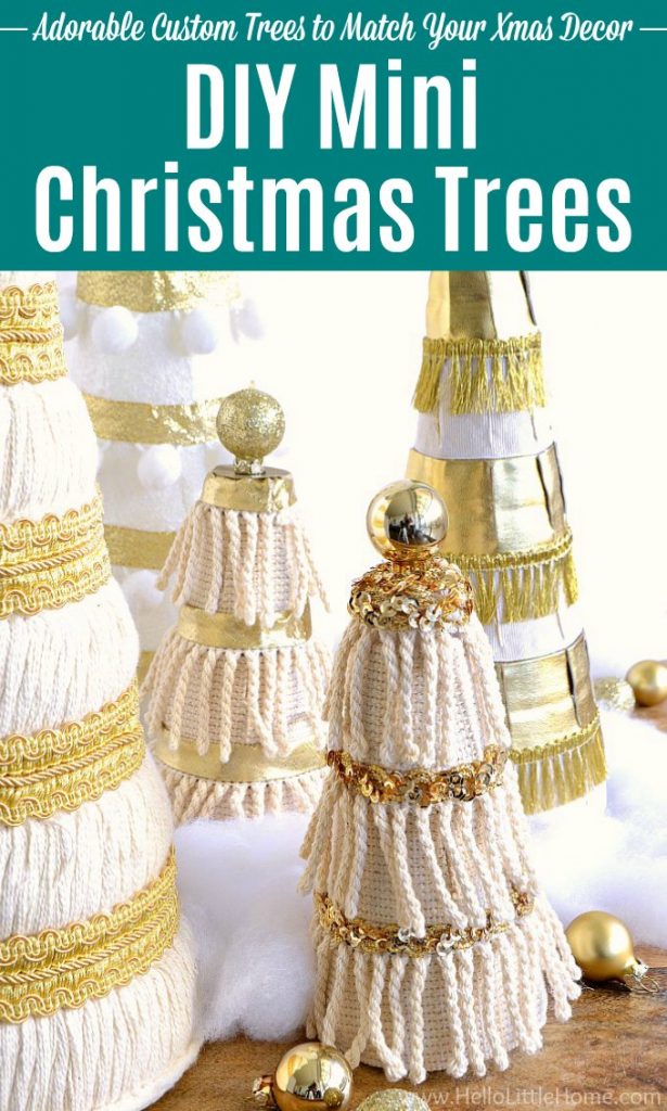 DIY Mini Christmas Trees Hello Little