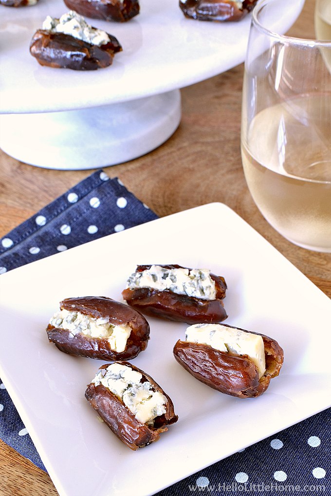 Blue Cheese Stuffed Dates Quick Easy Hello Little Home Blue Cheese Stuffed Dates Quick Easy Hello Little Home