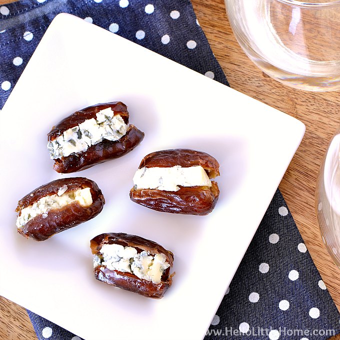 Blue Cheese Stuffed Dates Quick Easy Hello Little Home Blue Cheese Stuffed Dates Quick Easy Hello Little Home