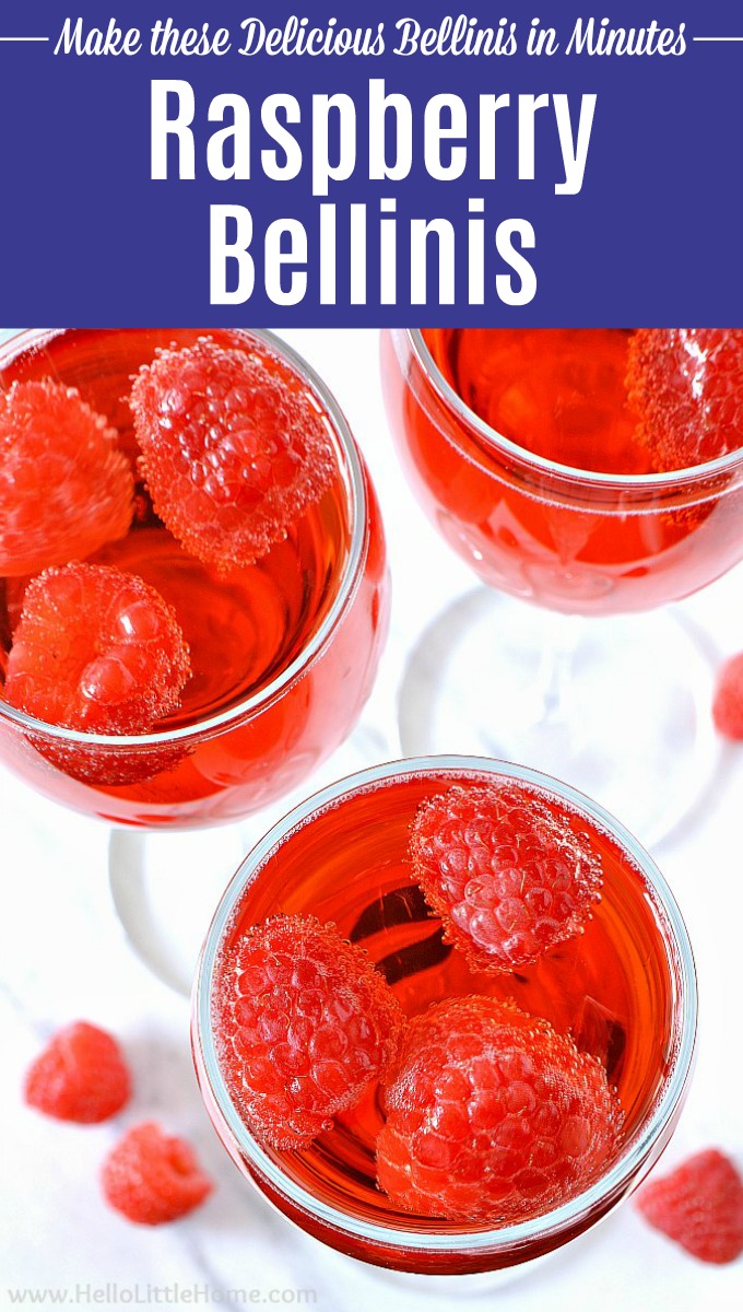 Raspberry Bellini Recipe ... Easy + Delicious! | Hello ...
