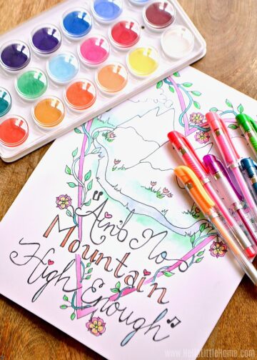 Create Your Own Coloring Pages ... Step-by-Step Guide | Hello Little Home