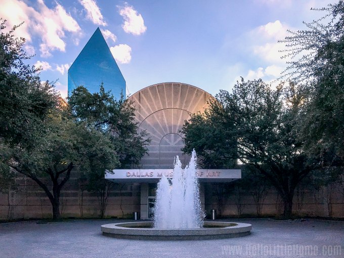 The Dallas Art Museum, one of the best things to do in Downtown Dallas.