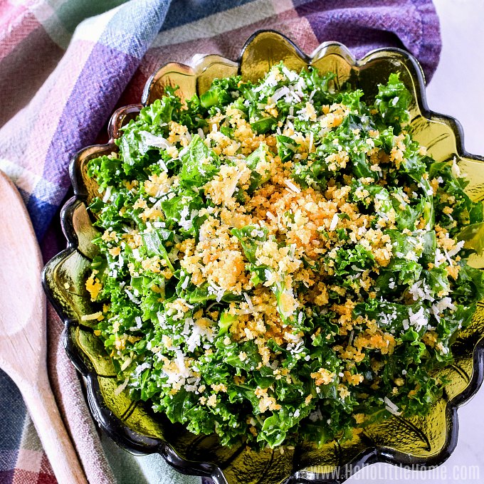 Massaged Kale Salad with Lemon Dressing