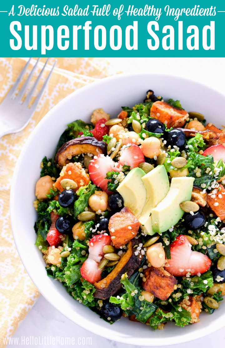 Superfood Salad with Citrus Dressing