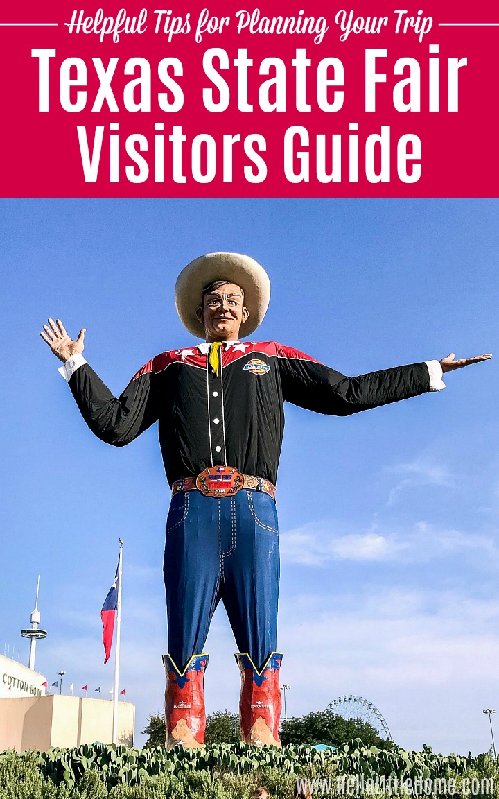 The Big Tex statue at the Texas State Fair.