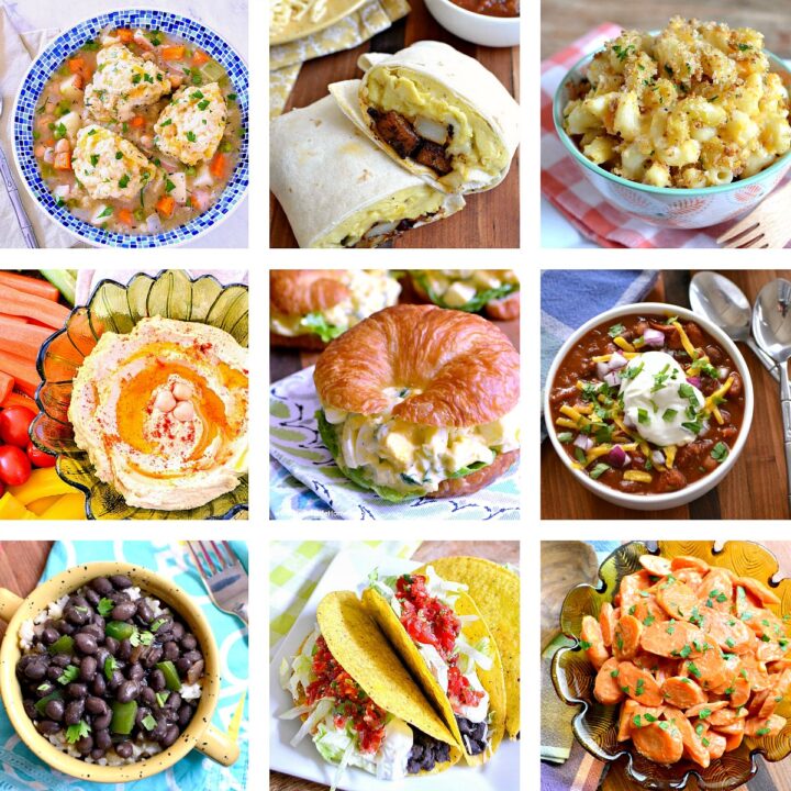 A collage of various Pantry Recipes.