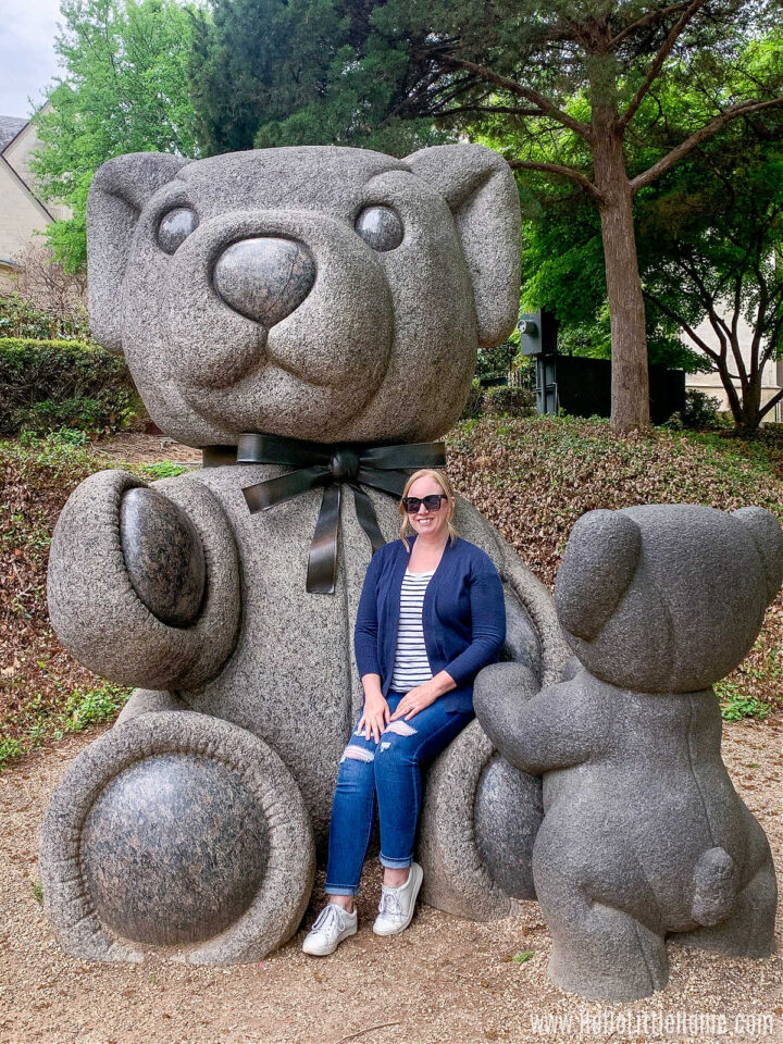 Secret Teddy Bear Park in Dallas (aka Lakeside Park) Hello Little Home