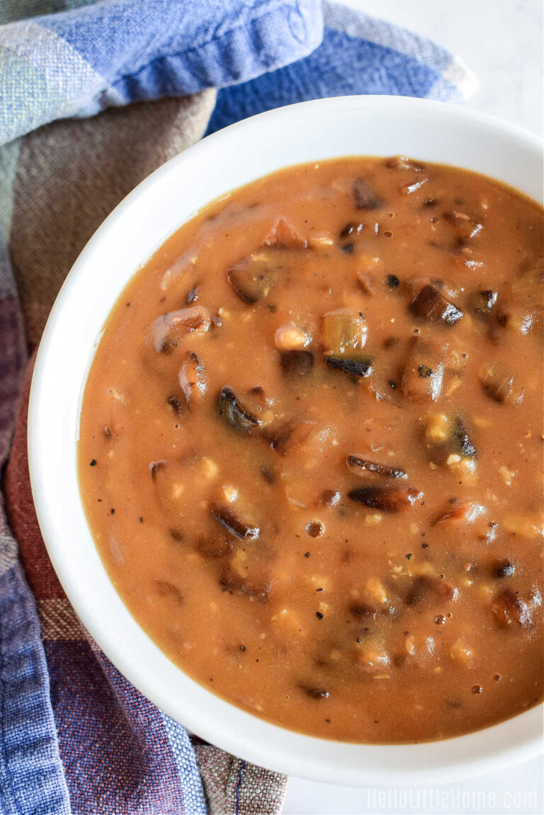 Easy Onion Gravy Recipe Hello Little Home