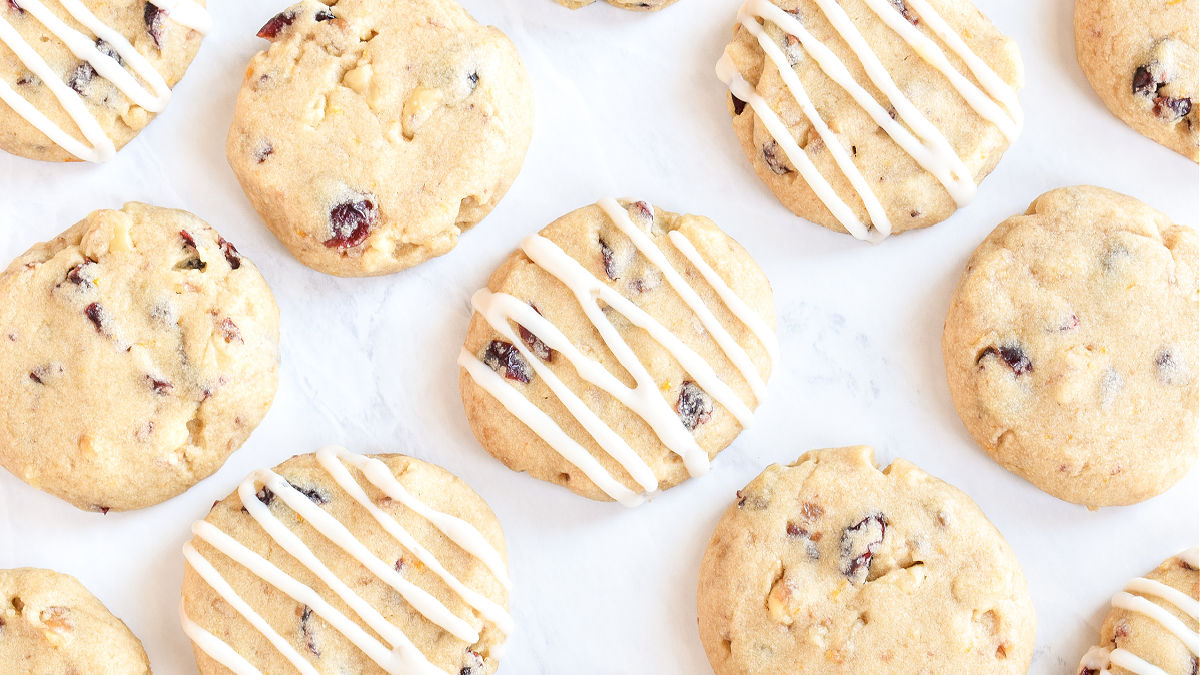 Cranberry Walnut Cookies (Easy Recipe) Hello Little Home
