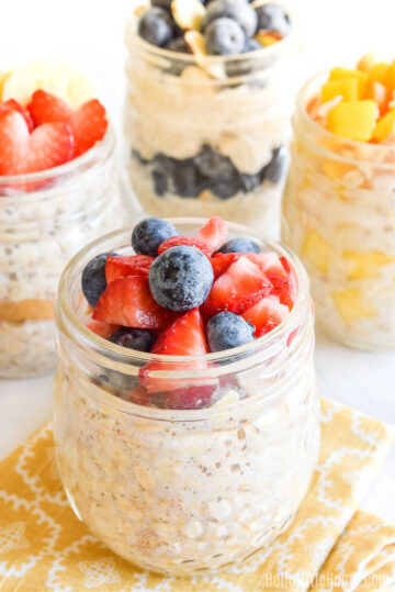 Overnight Oats (Easy Recipe, Toppings + Tips) | Hello Little Home