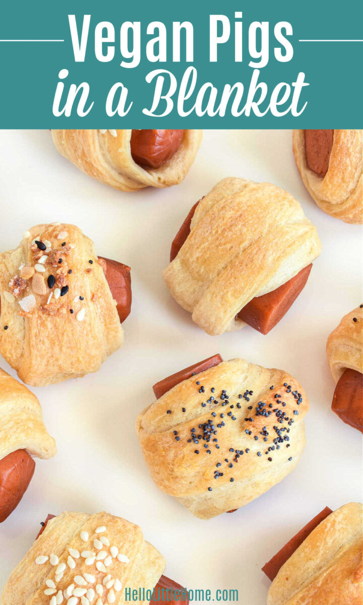Vegan Pigs in a Blanket (Quick + Easy Recipe) Hello Little Home
