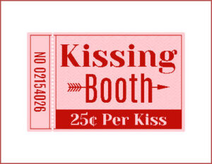 Kissing Booth Sign (FREE Printable) | Hello Little Home