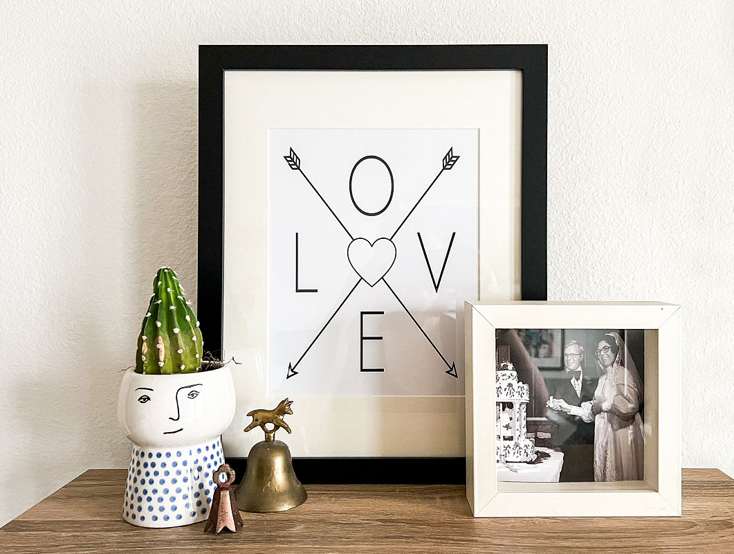 Love Wall Art (FREE Printable) | Hello Little Home