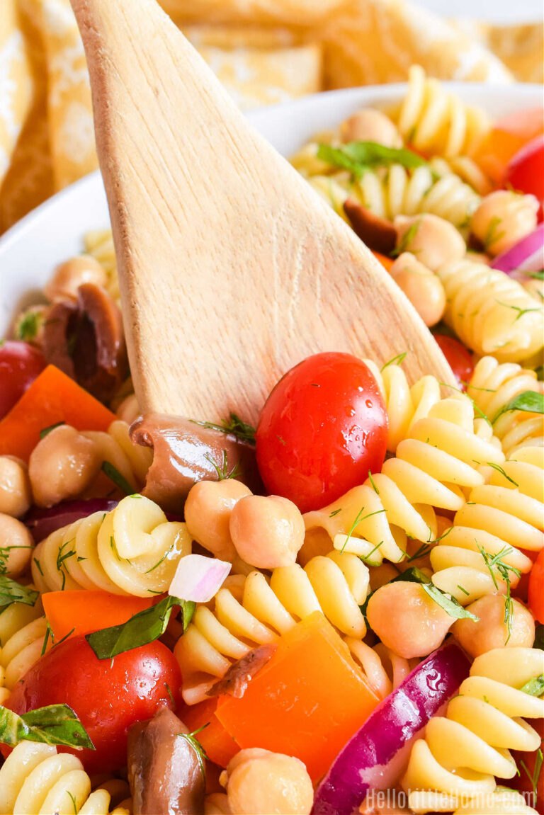 Vegan Pasta Salad (Quick + Easy Recipe) Hello Little Home