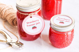 Strawberry Freezer Jam (Easy, No-Fail Recipe) | Hello Little Home