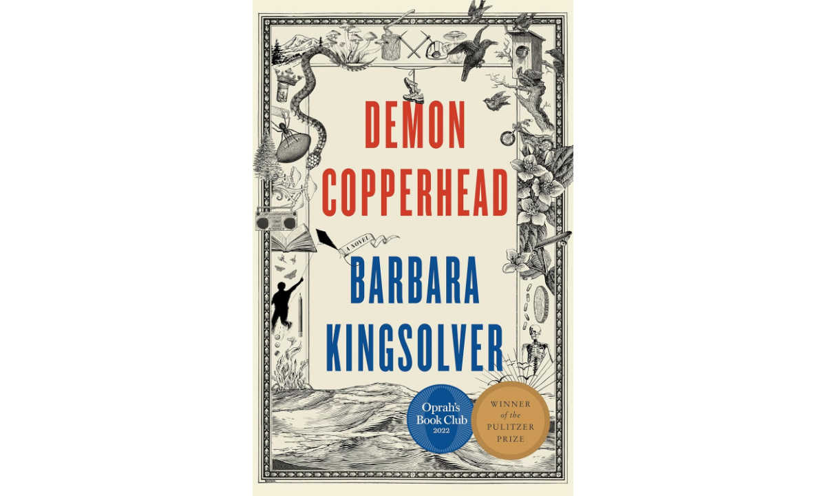 The cover of Demon Copperhead by Barbara Kingsolver.