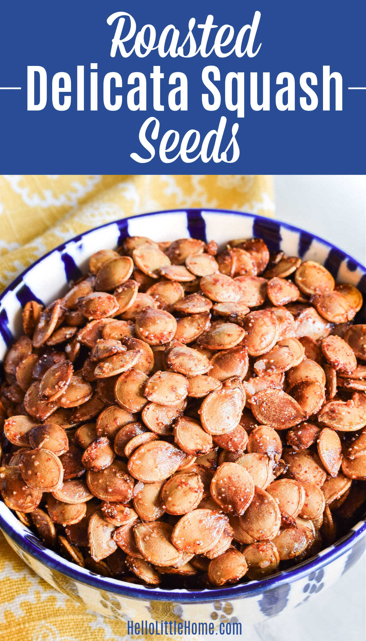 Roasted Delicata Squash Seeds