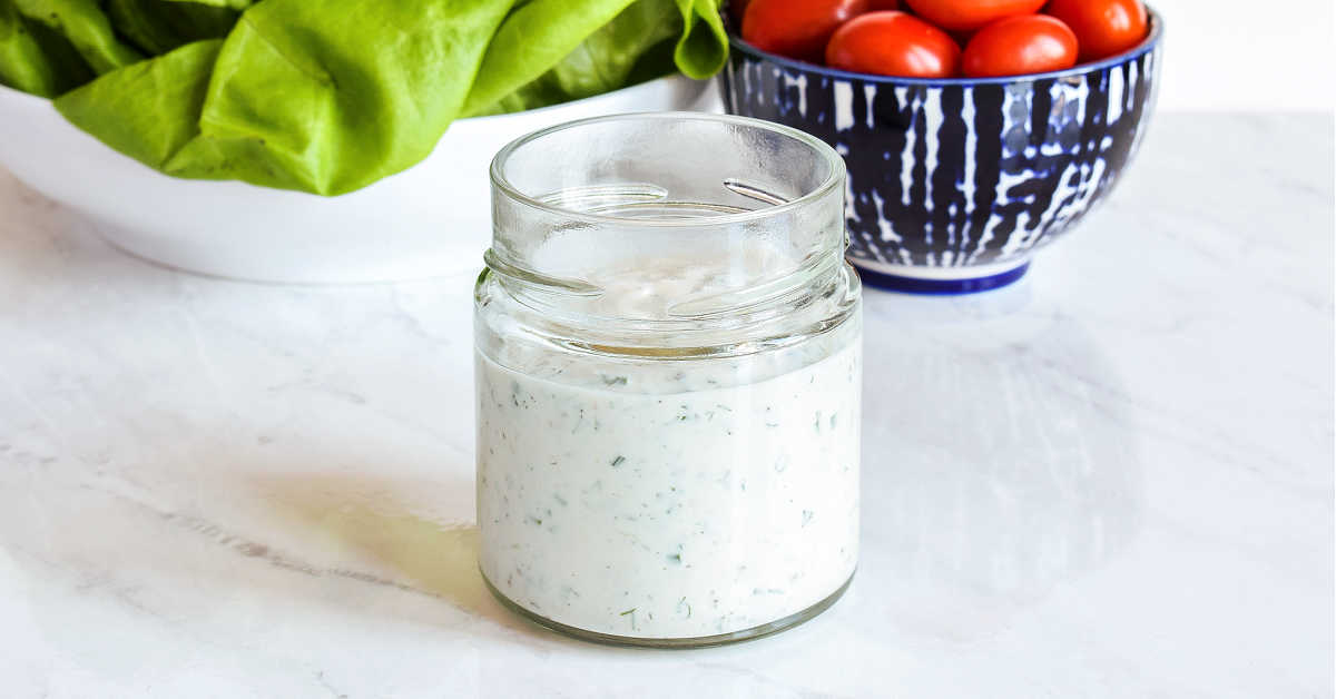 Sour Cream Salad Dressing (Quick + Easy) | Hello Little Home