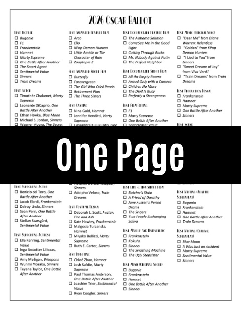 A small image of the one-page ballot.