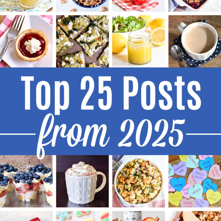 A photo collage showing Hello Little Home's most popular posts from 2025.