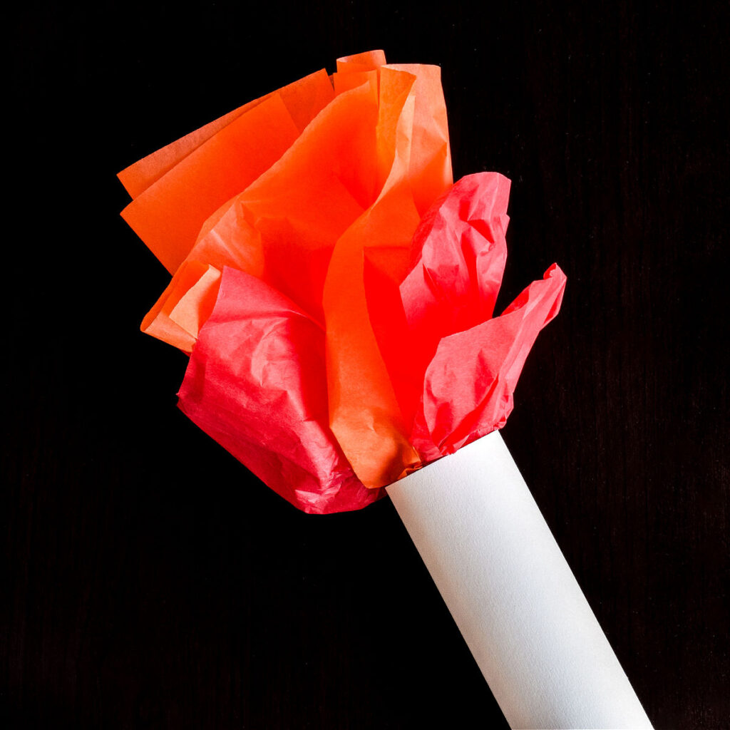 DIY Olympic Torch Craft | Hello Little Home