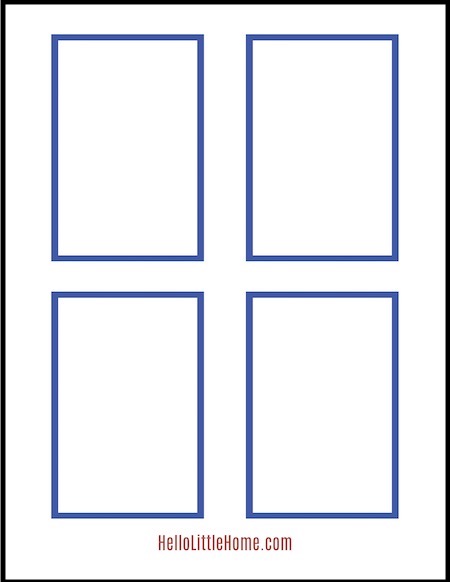 A small image of the food label tents.